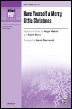 Have Yourself a Merry Little Christmas SSAA choral sheet music cover